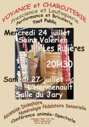 Affiche Voyance et Charcuterie2