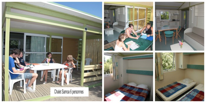 Chalet Samoa 4-6 personnes Les Rulieres Camping Vendee