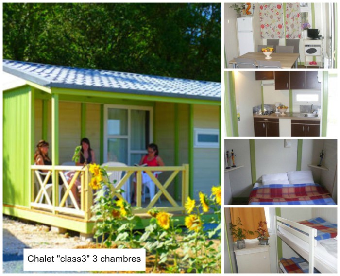 Chalet class3 les Rulieres Camping Vendee