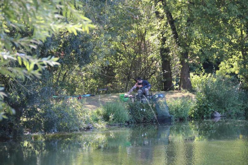 Camping avec pêche nokill sur étang privé