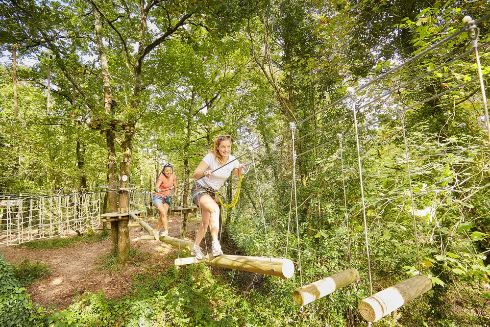 le grand defi accès proche du camping