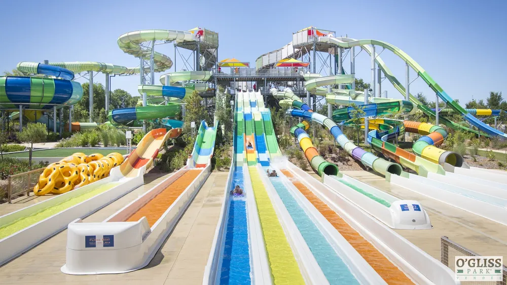 delir space ogliss park, toboggan aquatique en vendée