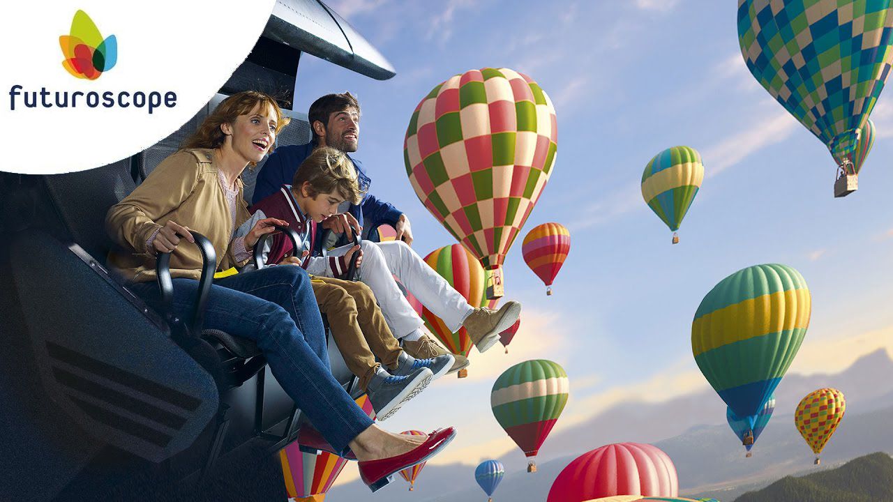 futuroscope vue aerienne